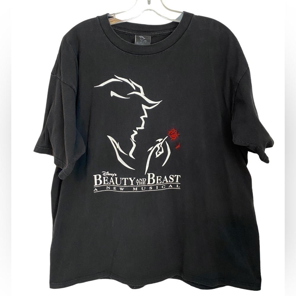 Vintage 1994  Beauty and Beast Musical Theatre T Shirt Adult XLG